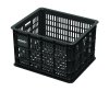 BASIL Kunststoff-Fahrradkasten Crate schwarz | Für MIK-Adapterplatte: Art.-Nr. 32387 | Größe: M